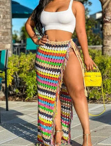 Crochet Beach Maxi Skirt