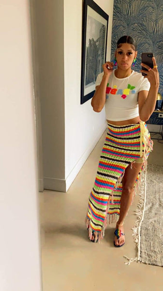 Crochet Beach Maxi Skirt